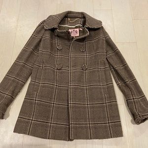 Juicy Couture Wool Pea Coat Petite